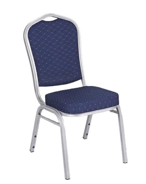 Офісне м'яке крісло BLUES лінія MUSIC, матеріал оббивки - тканина, на металевих ніжках, АЛМАНТ, 440х590х910 мм, (h=470 мм).